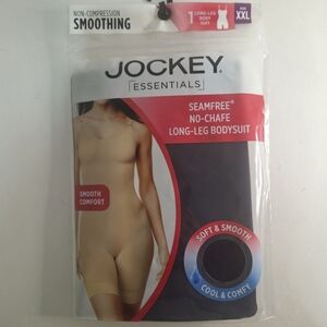Jockey Essentials Seamfree No-Chafe Long-Leg Bodysuit Women Plus Size Underwear
